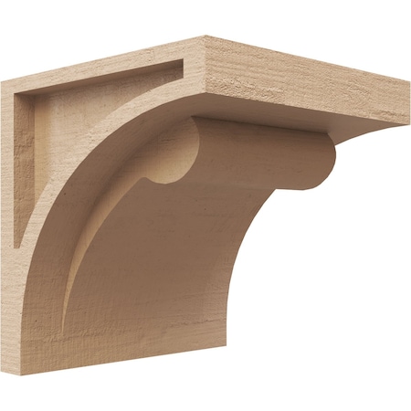 6in. W X 6in. D X 6in. H Series 1 Wide Viola Rough Cedar Woodgrain TimberThane Corbel, Primed Tan